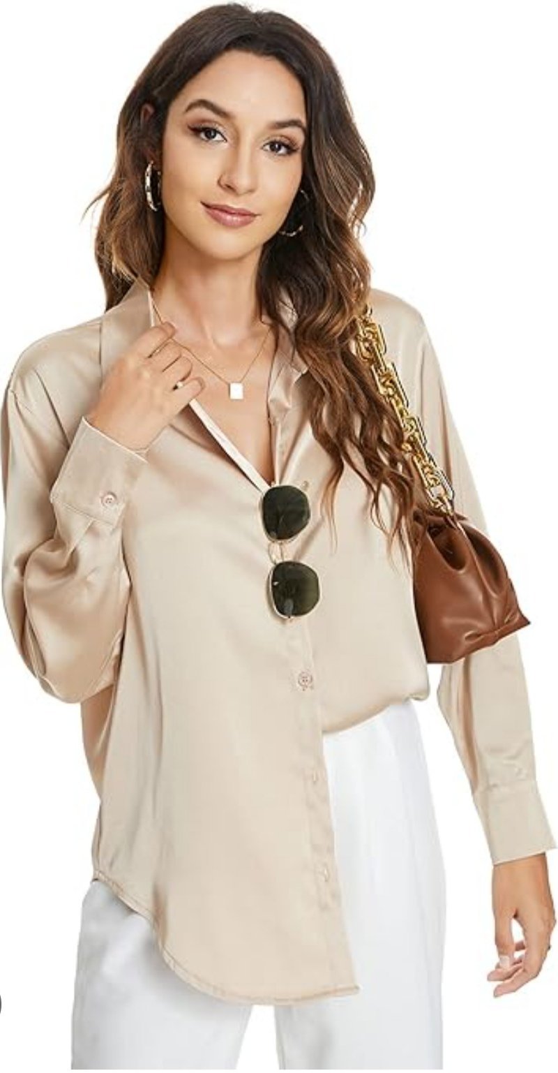 Chemise en satin très élégante😍💕