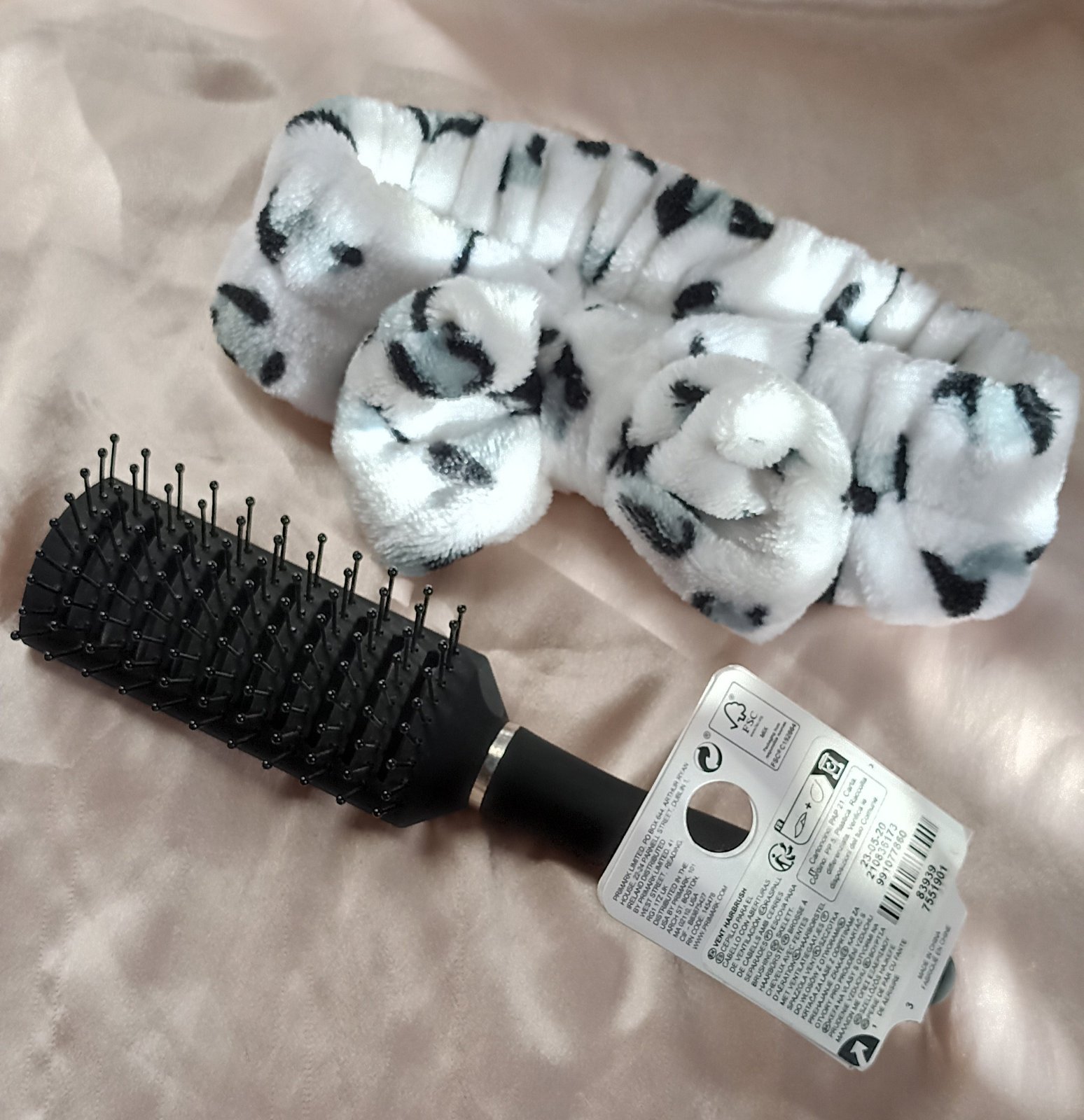 Brosse a cheveux + Bandeau Spa Primark 🤍🥰