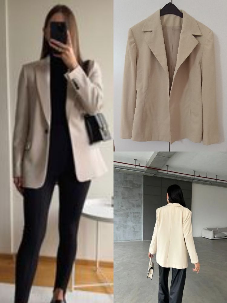 Veste blazer beige✨