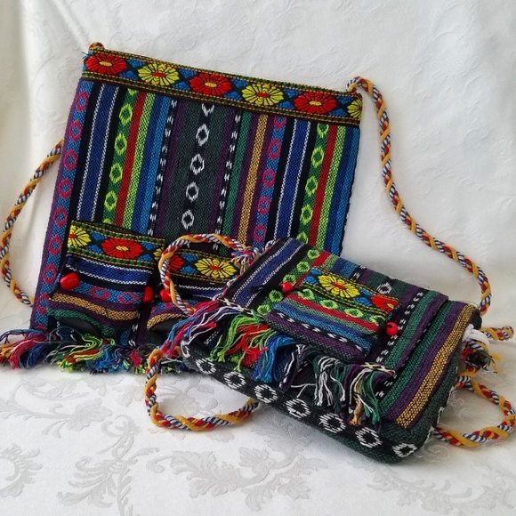 Un sac bandoulière artisanal 