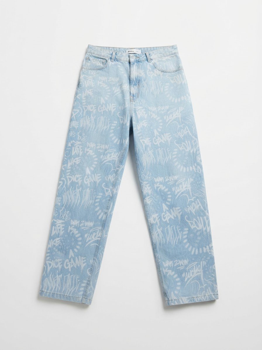 Pantalon jeans je vendu ce pantalon jeans bleu ciel de la marque Bershka 
