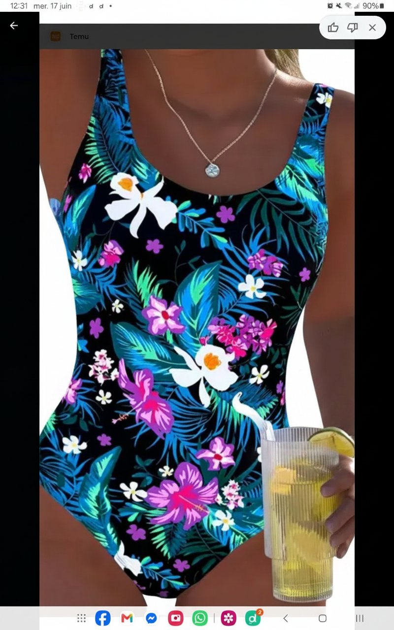 Maillot de bain une pièce pour femme
