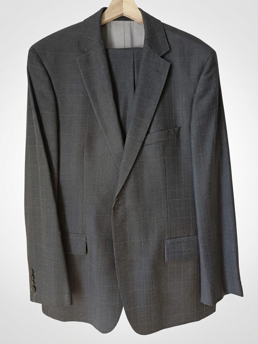 Costume HUGO BOSS à motif quadrillé 