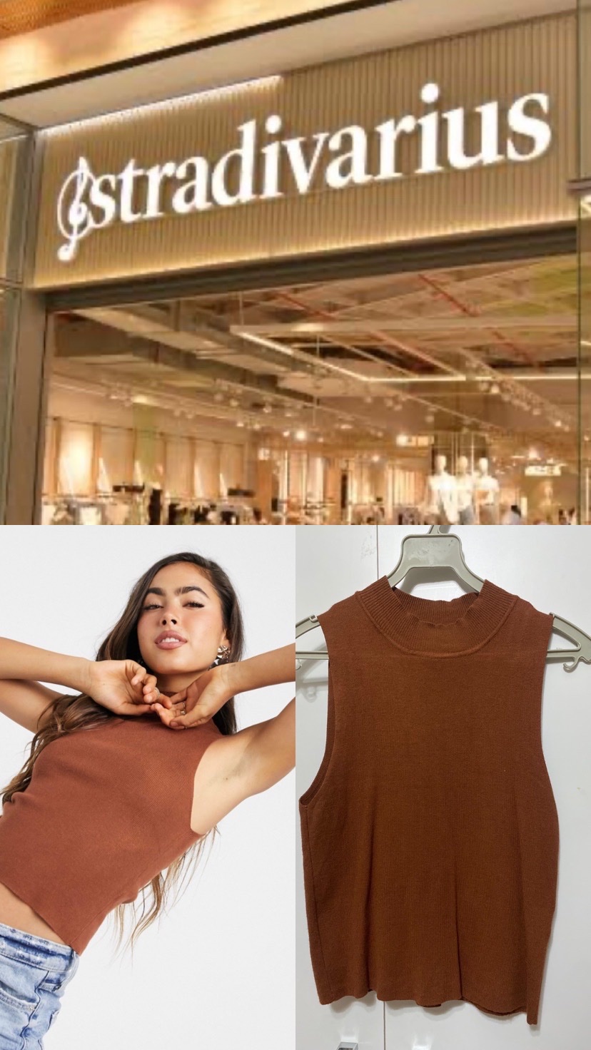 Top de chez Stradi Varius couleur marron