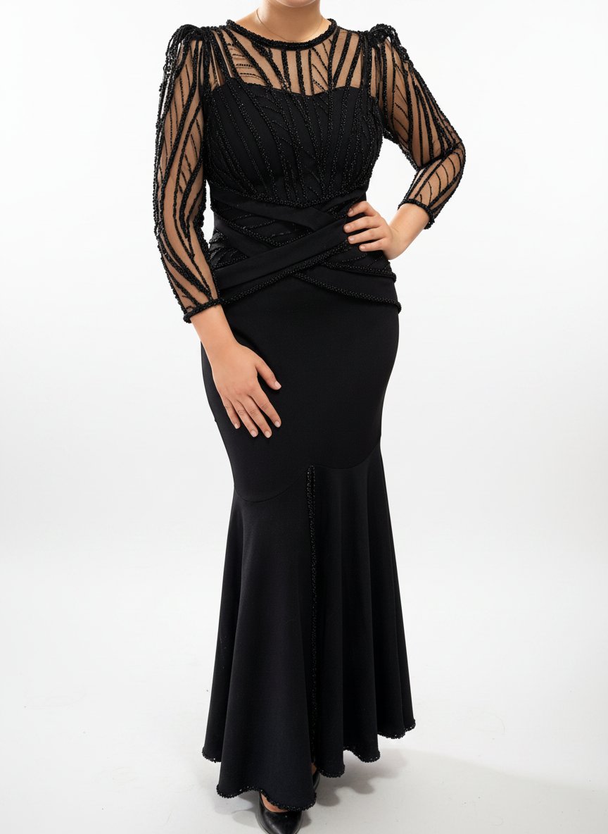 Magnifique robes soirée noire 