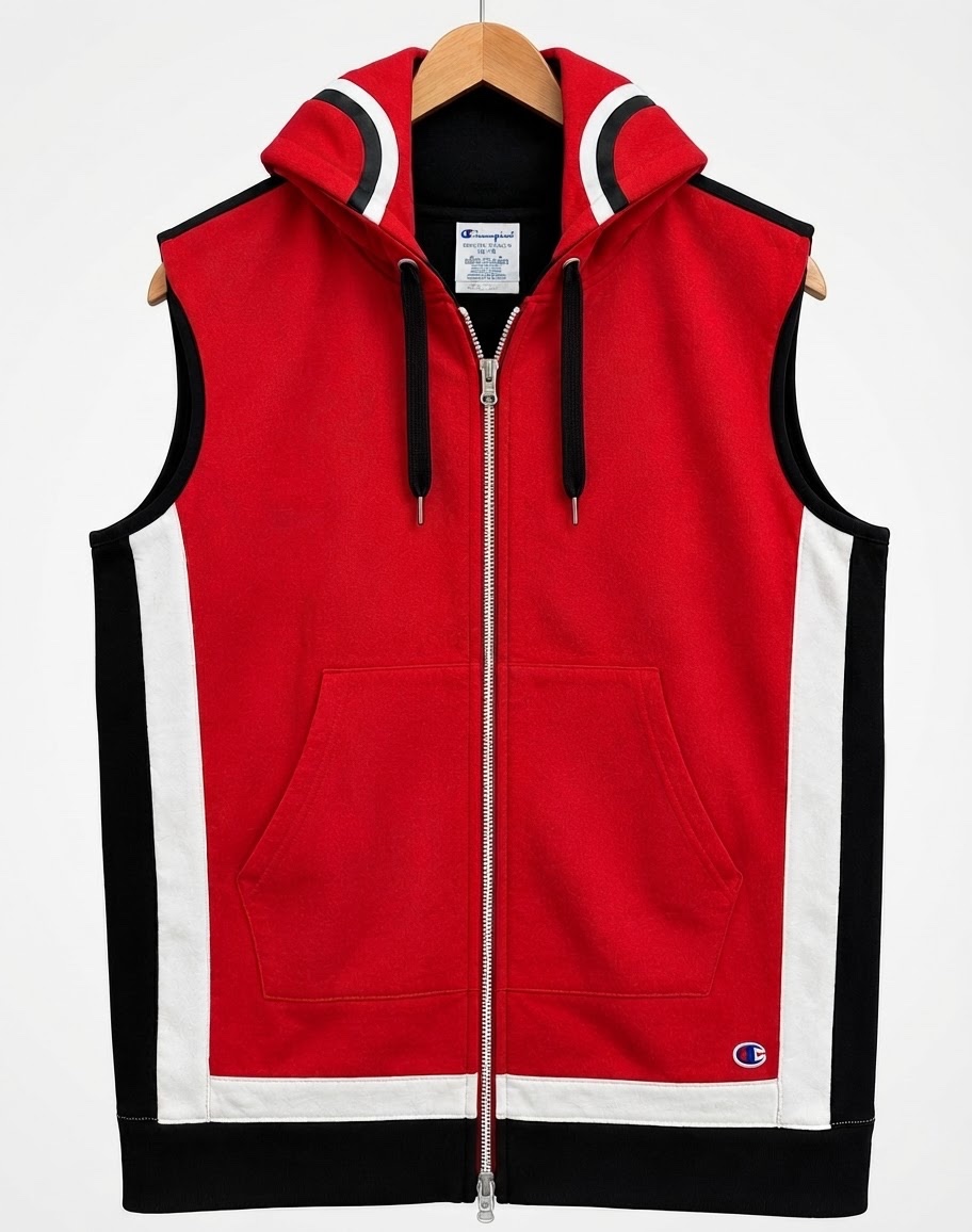 Gilet à capuche Champion ❤️🖤🤍