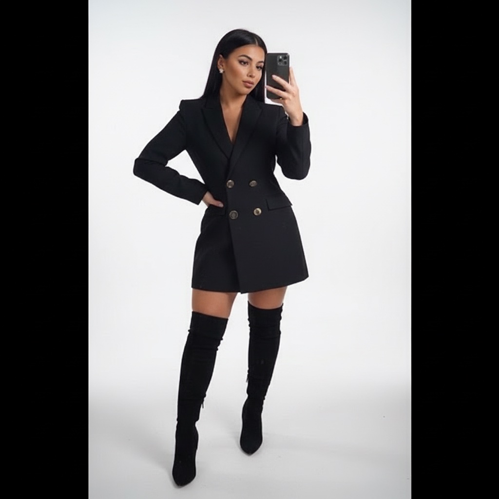 Robe veste Zara noire 🐆 taille 38