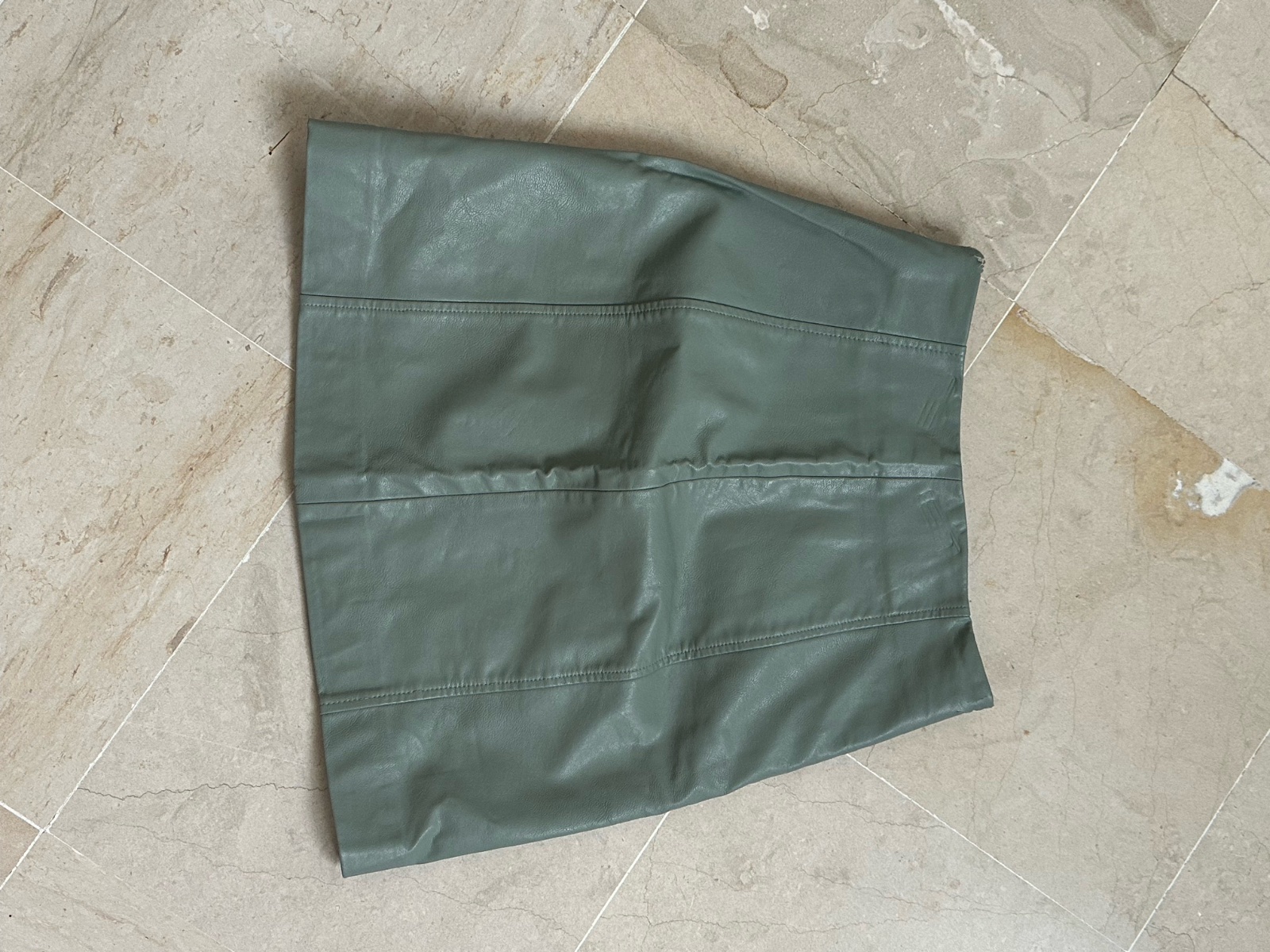 Mint green mini skirt 