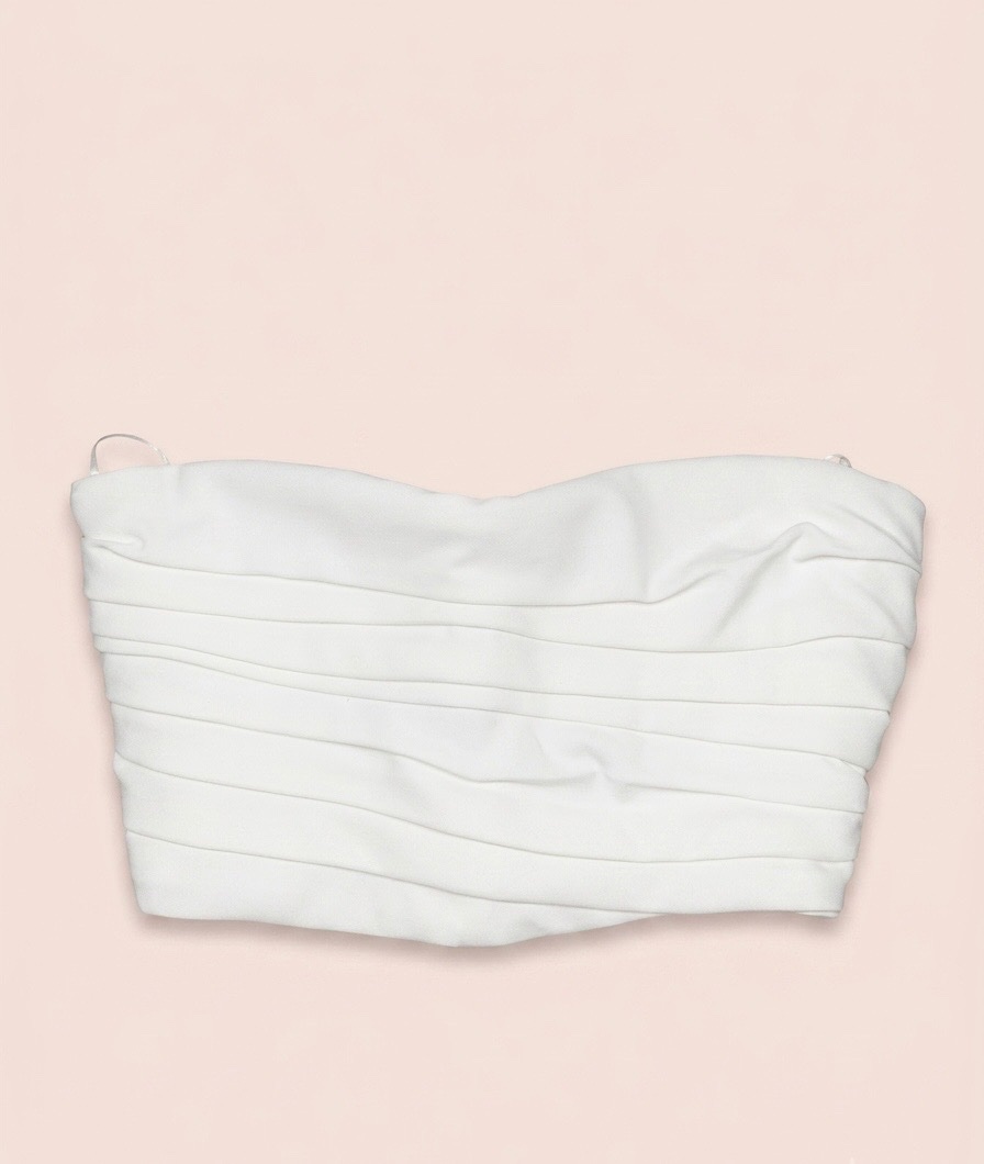 Top blanc zara