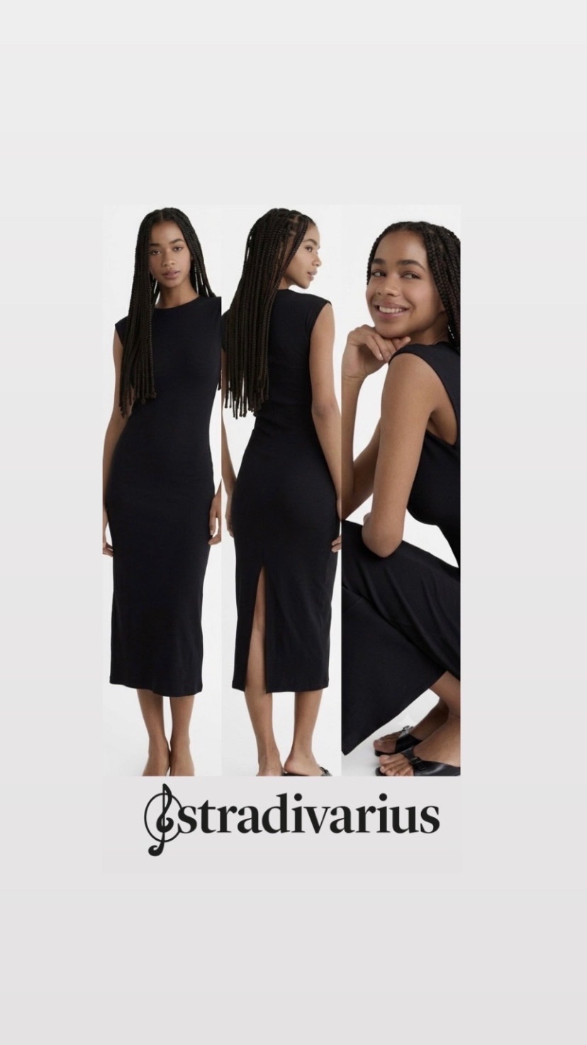 Robe stradivarius noir 