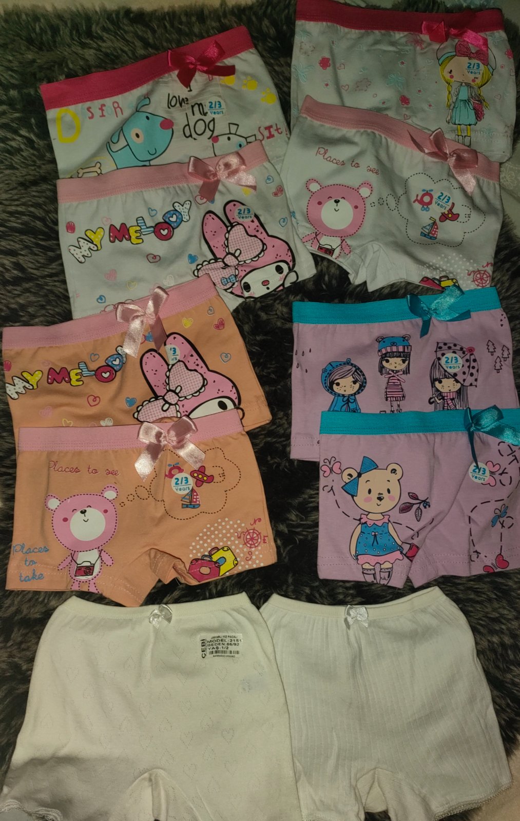 Culottes filles 2ans
