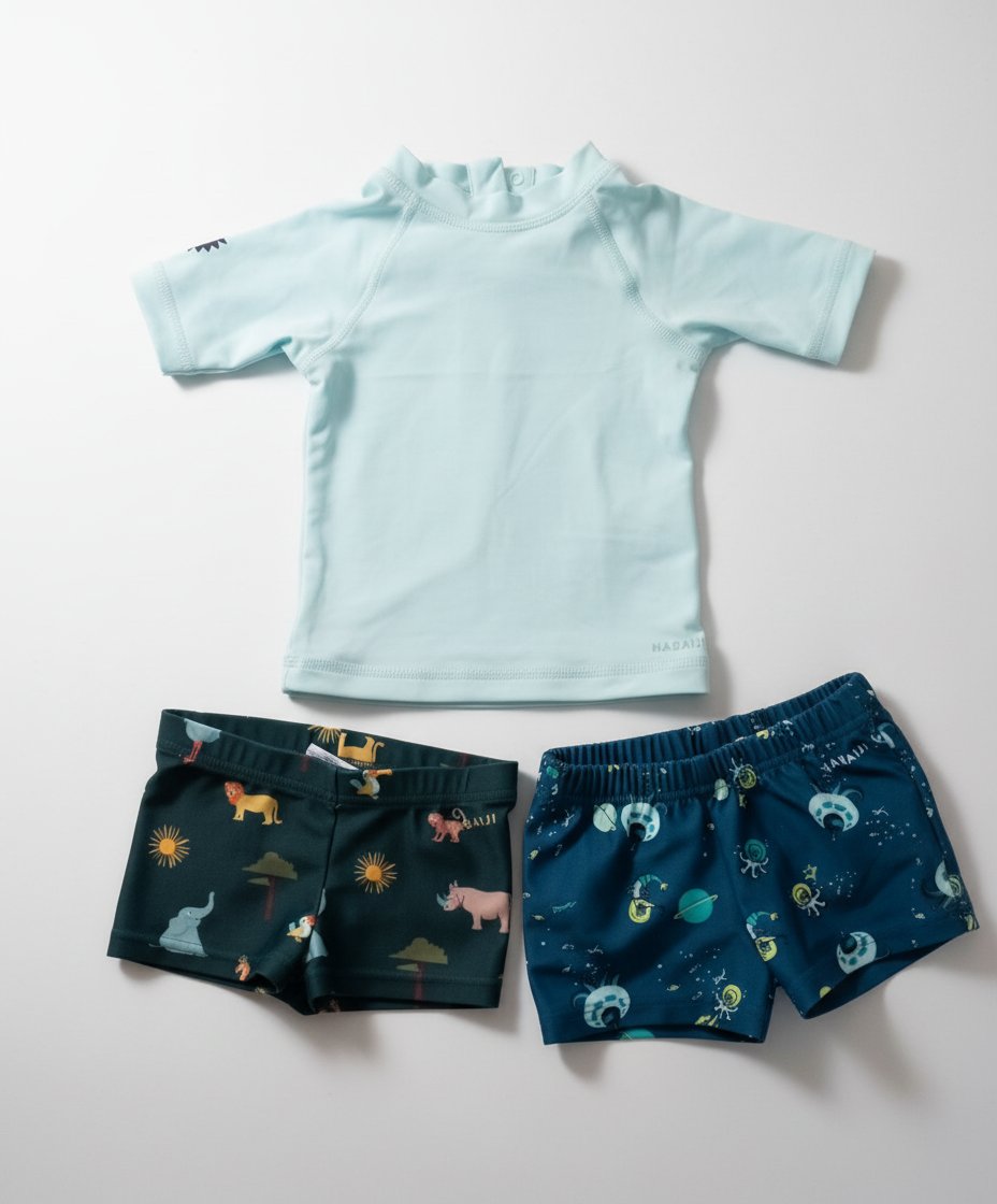 Lot maillot de bain +t-shirt anti UV