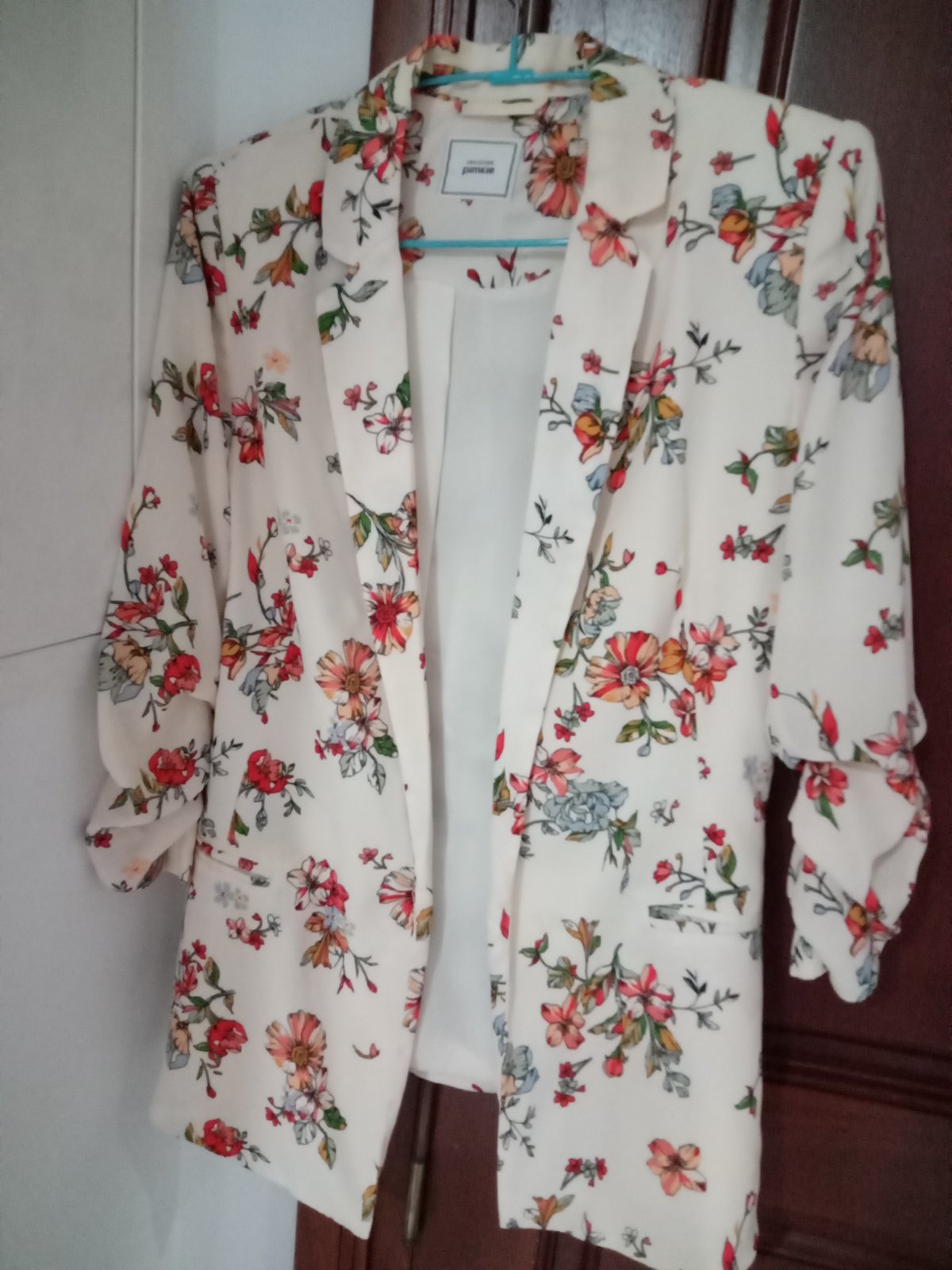 Veste à imprimé floral