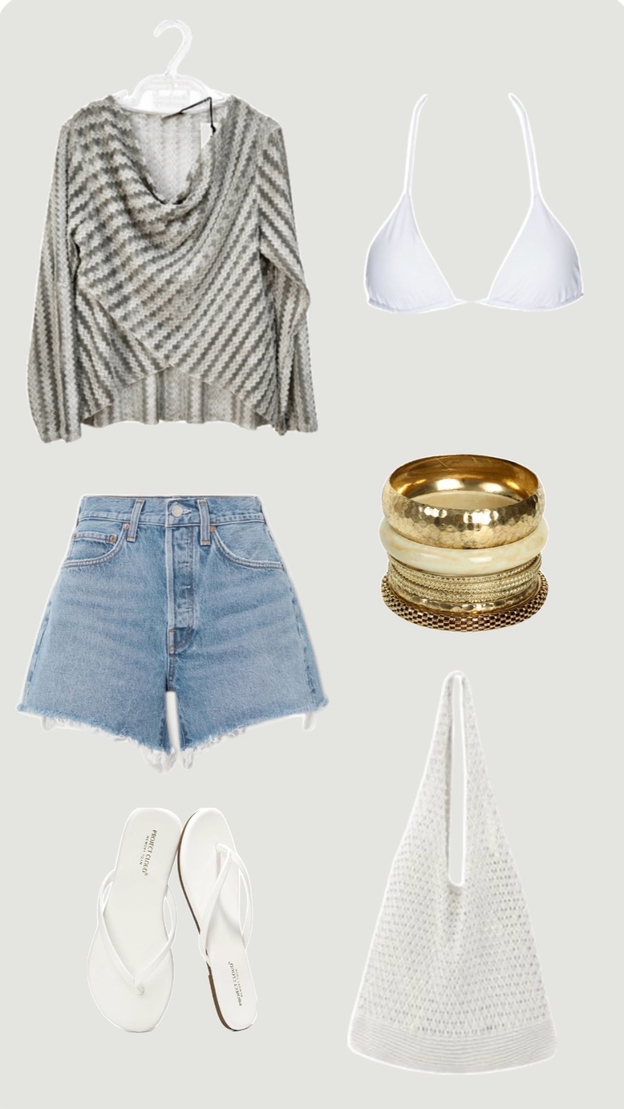 Gray Semi-Sheer Cowl Neck Knit Top  