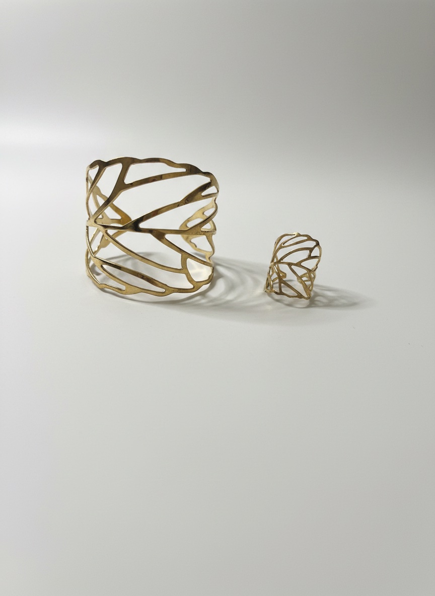 Joli set bague et bracelet 