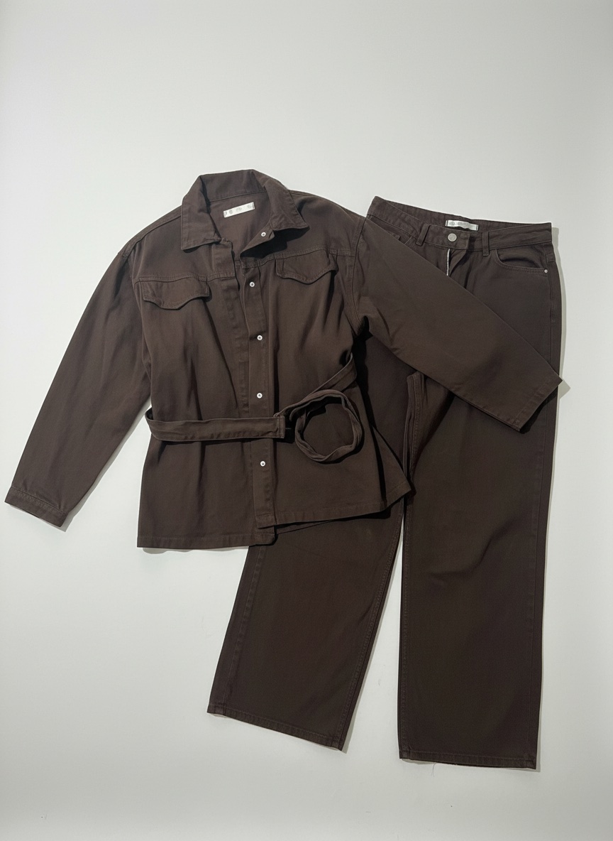 Un joli set en jean tendance 