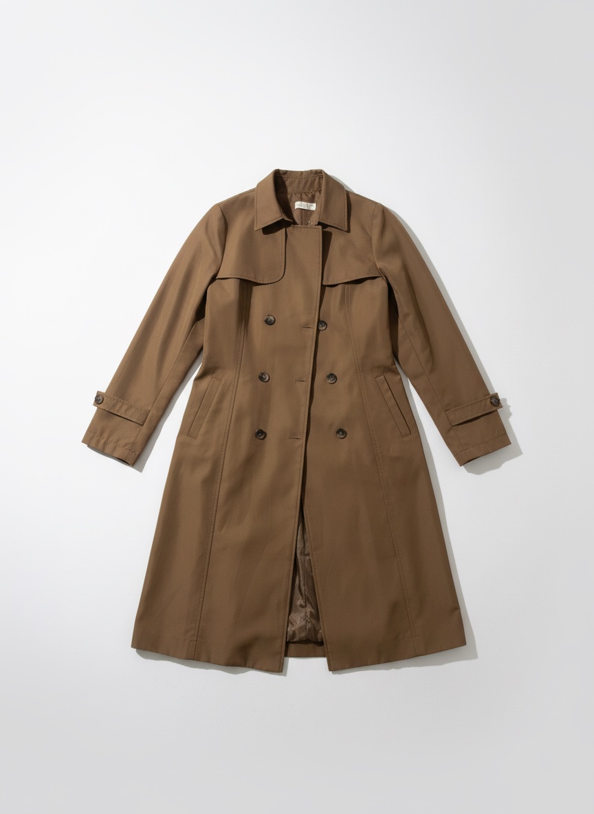 Trench fluide long en tres bon etat 