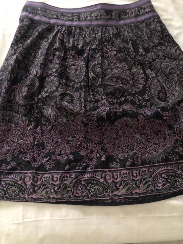 jolie jupe violet et noir 