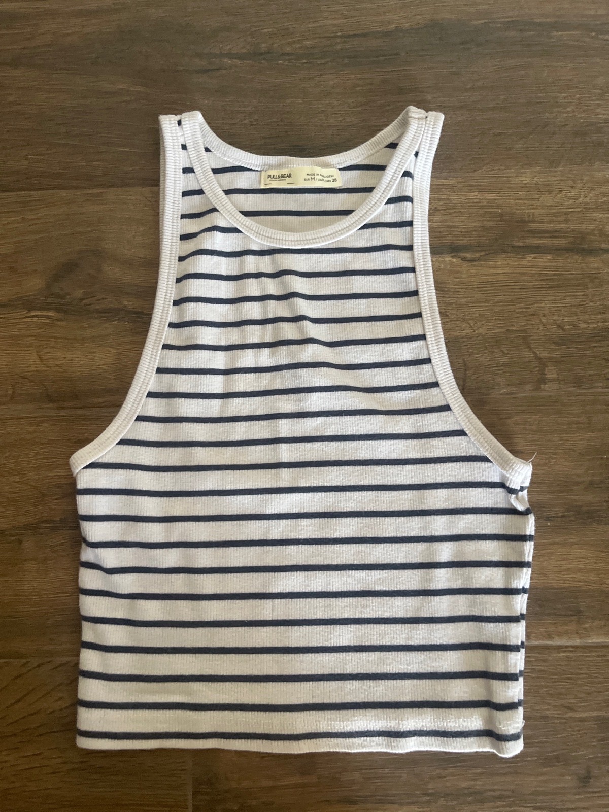 Debardeur rayé pull and bear 