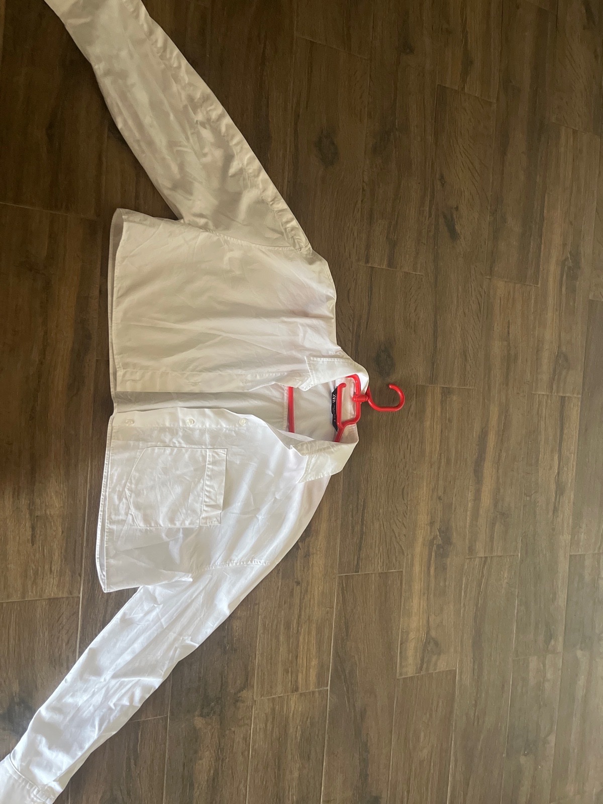 Chemise blanche Zara courte taille M jamais portée