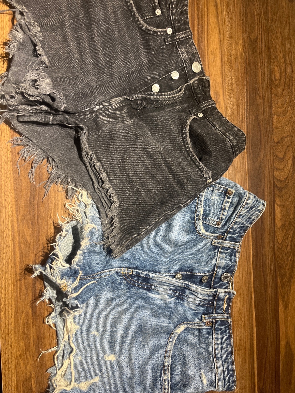 Lot de deux shorts en jean Zara 
