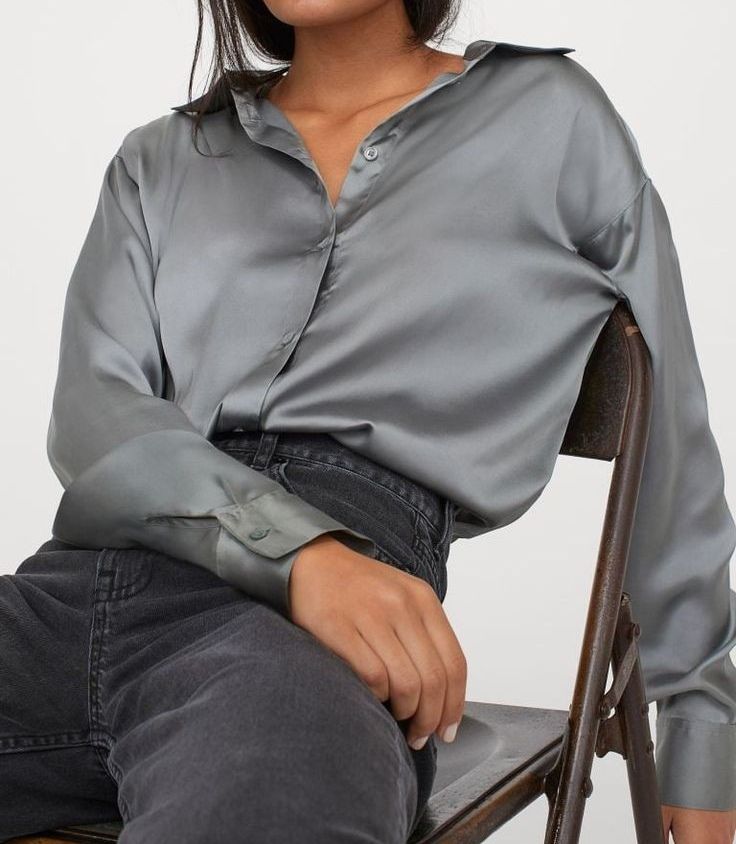 Chemise satinée 