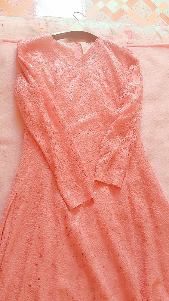 Robe soirée rose 