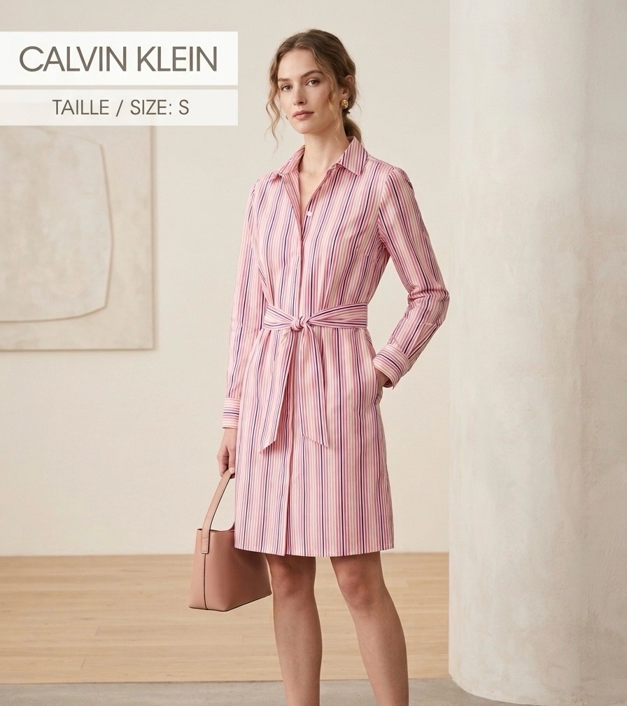 Robe chemise Calvin Klein | Style Old Money & Chic