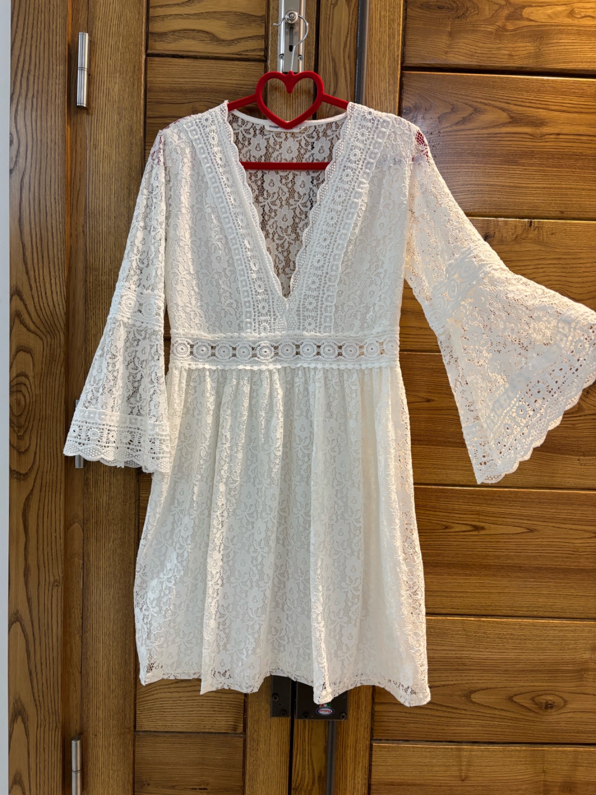 Robe en Dentelle Blanche Style Boho-Chic