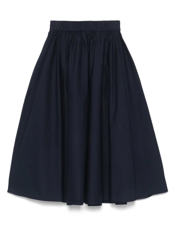 Jupe midi en popeline H&M