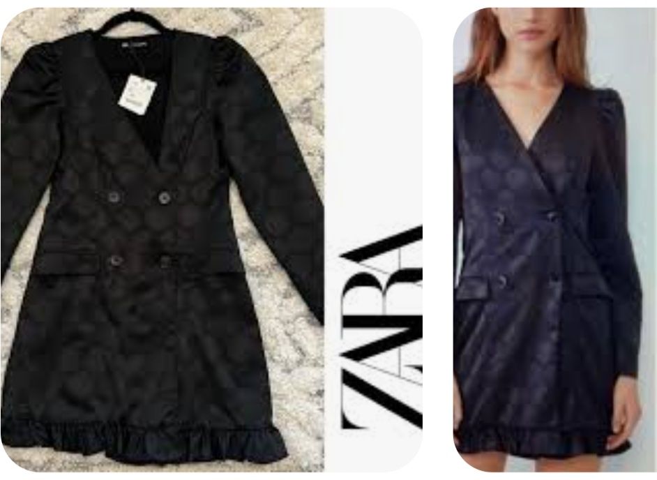 Une très belle  robe blaser  zara tt neuf  