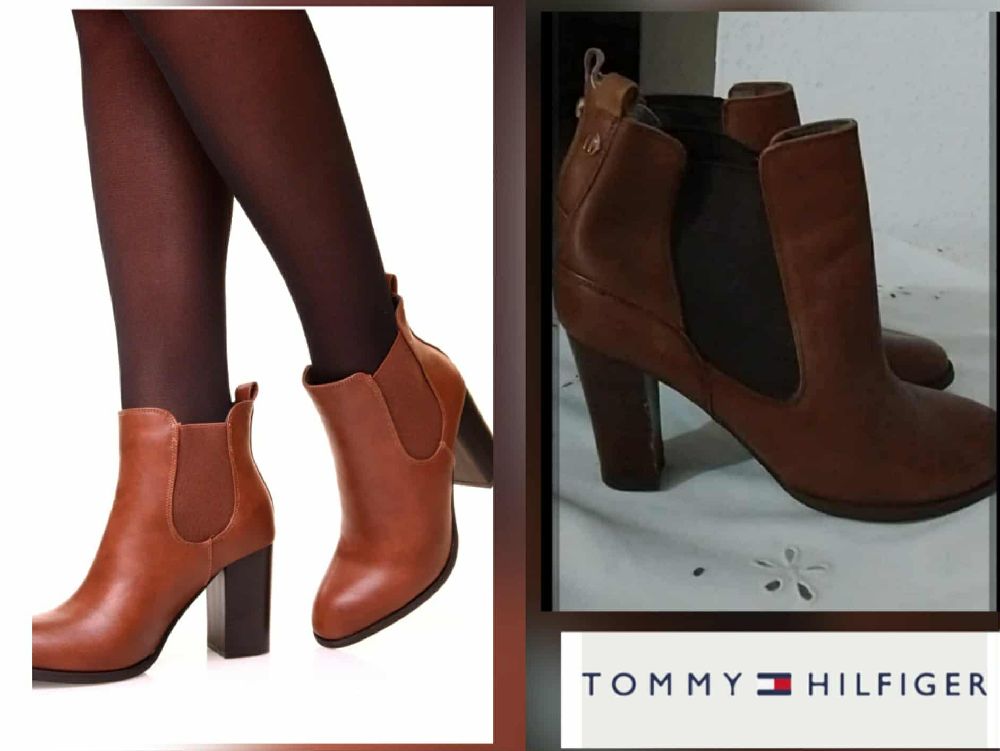 Bottine marron  tommy hilfiger   ylabis pointure  36