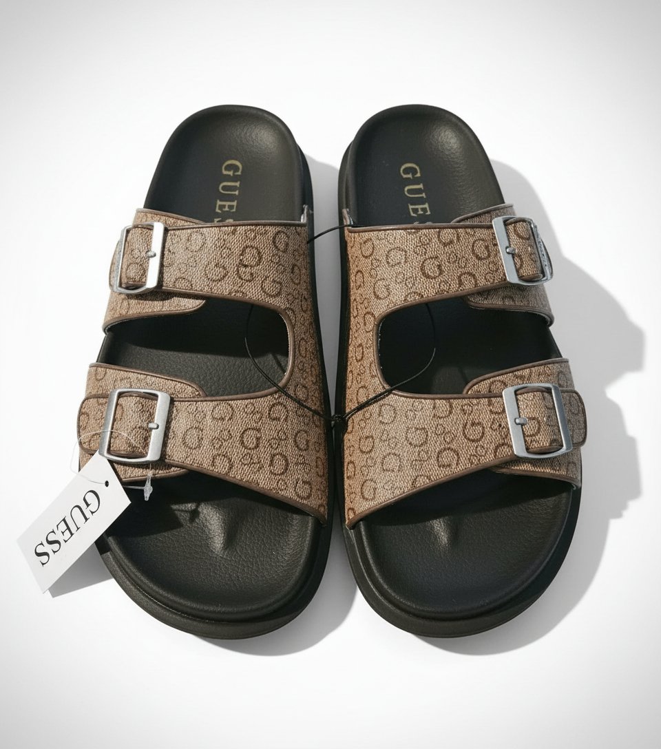 Claquettes homme Guess authentique 