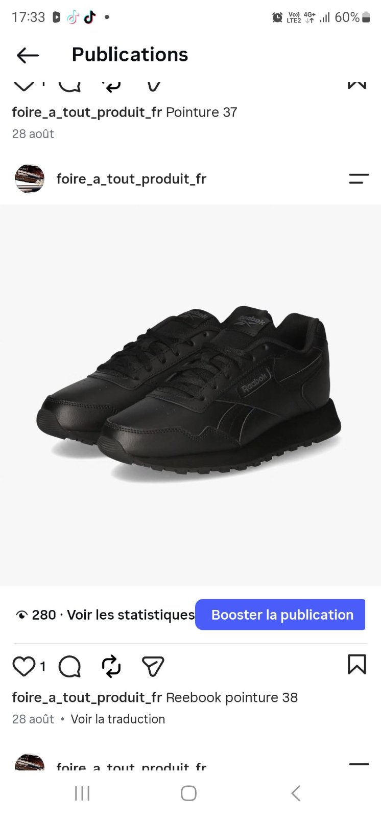 Reebook neuf