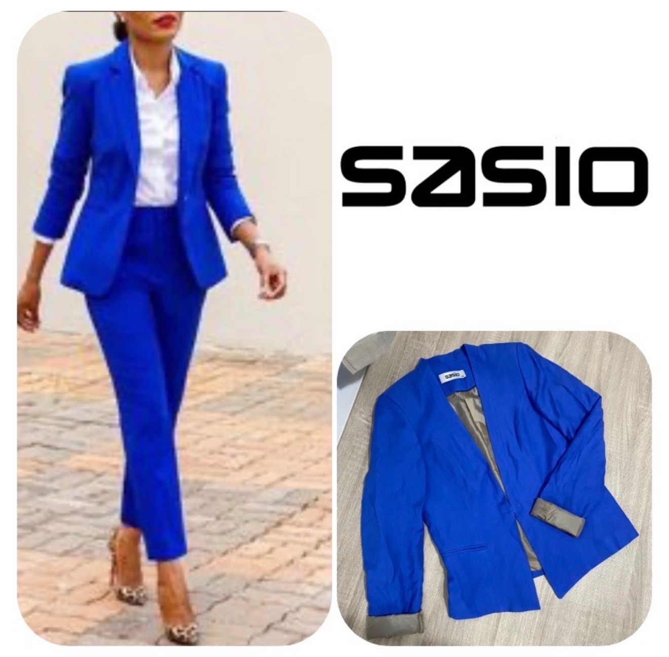 Blazer bleu chic 💙 couleur tendance et état impeccable