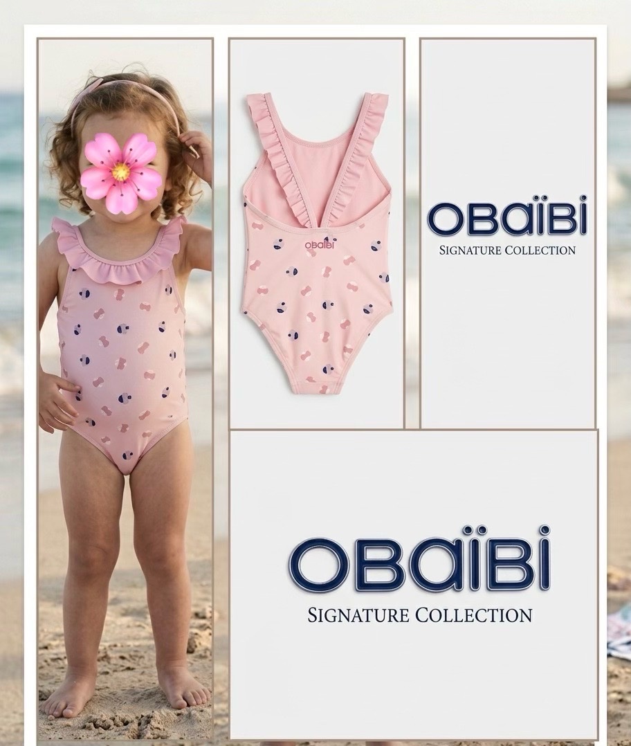 Maillot Obaïbi pour fille 2 ans 🌸