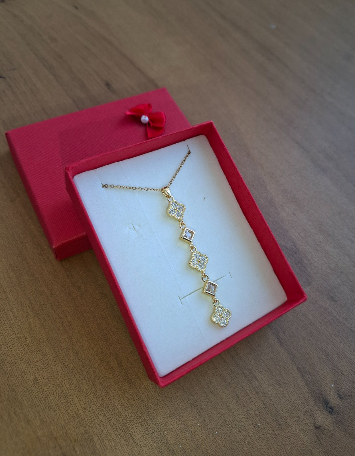 Collier van Cleef (acier inoxydable) 