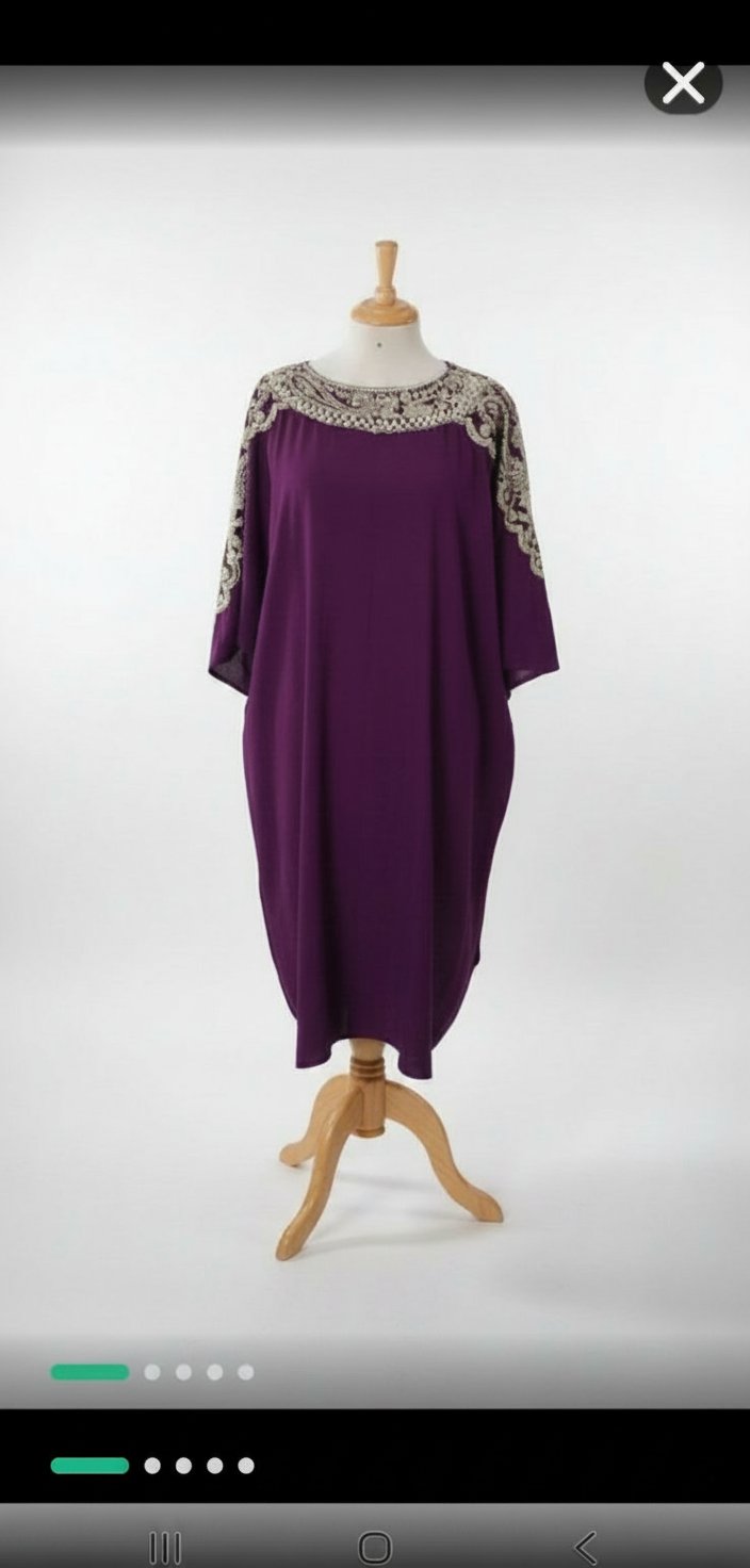 Jebba midi à broderie 