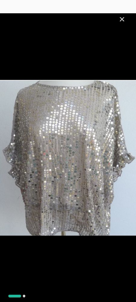 chemise à paillettes