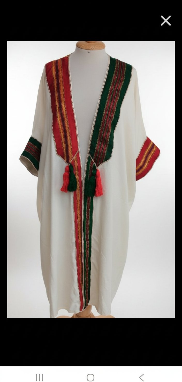 Abaya Blanc traditionnelle