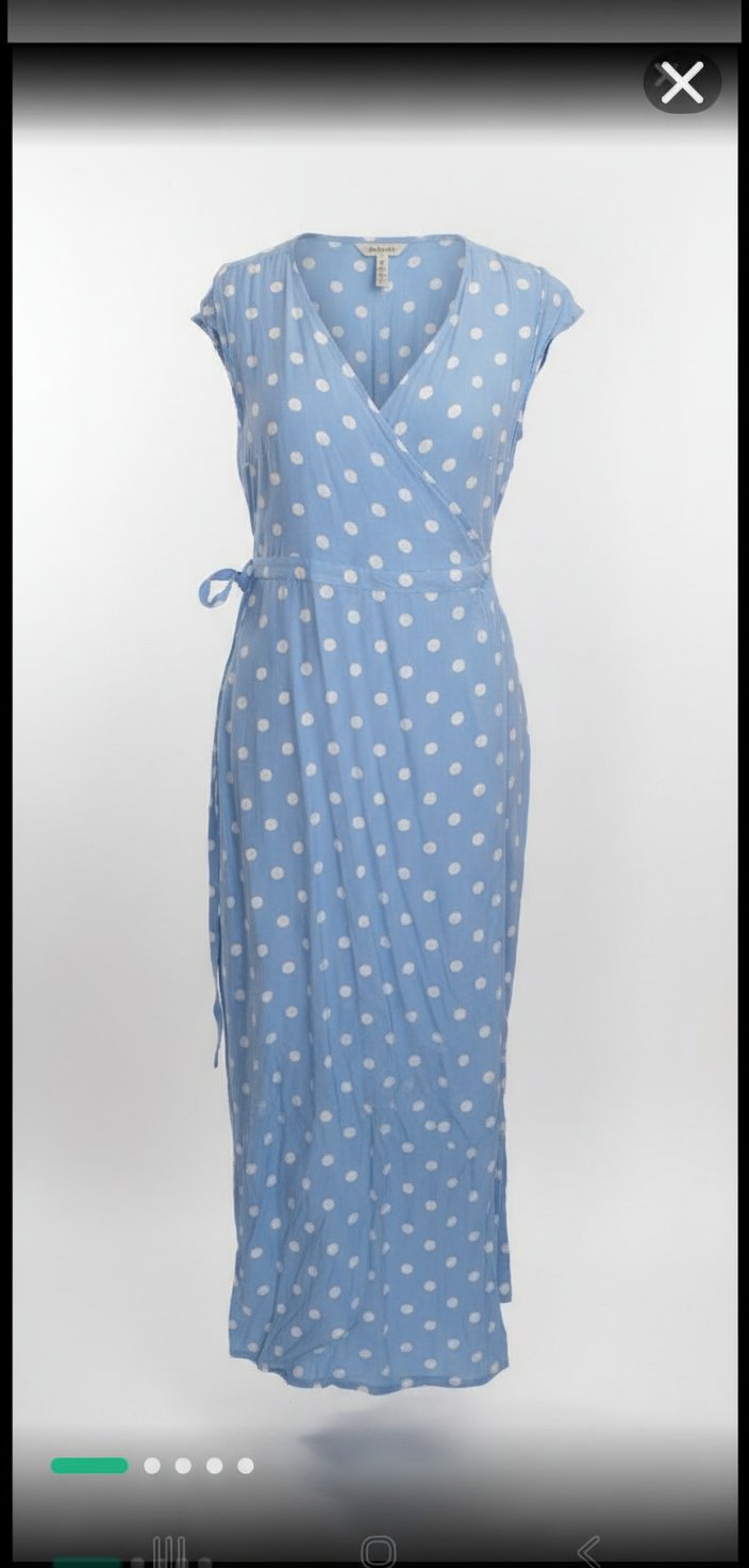 Robe imprimée petits pois 