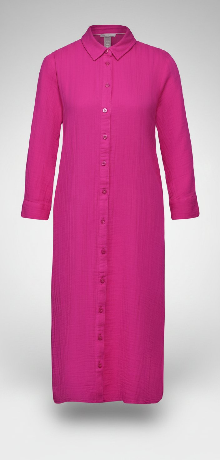 Robe chemise lin