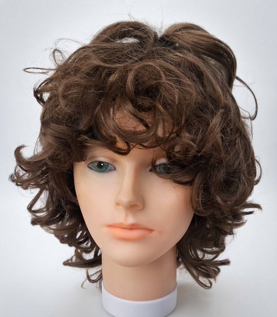 Perruque cheveux ondulé 