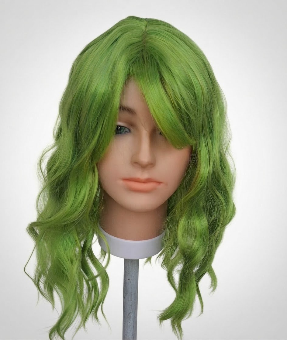 Perruque vert