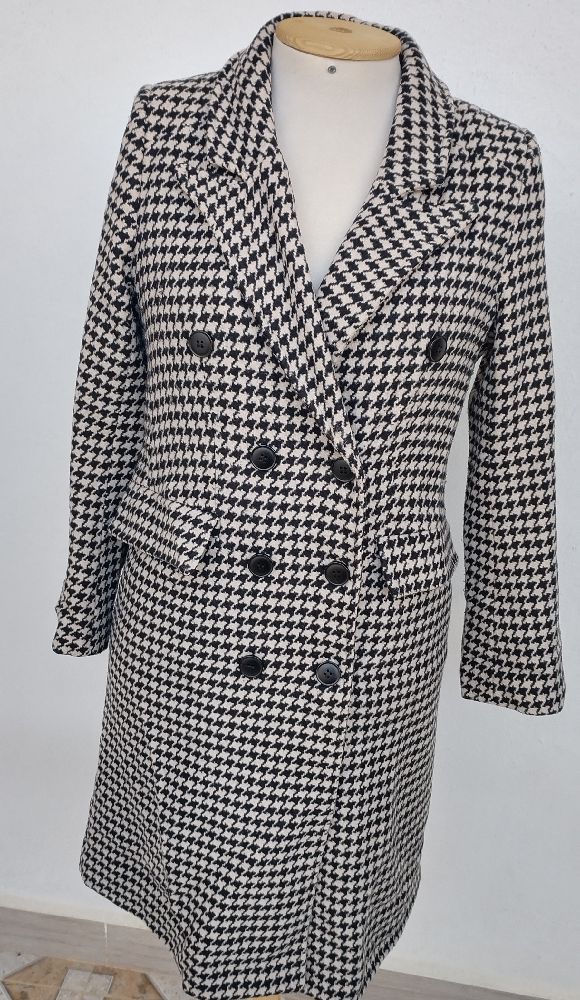 manteau pieds de poule