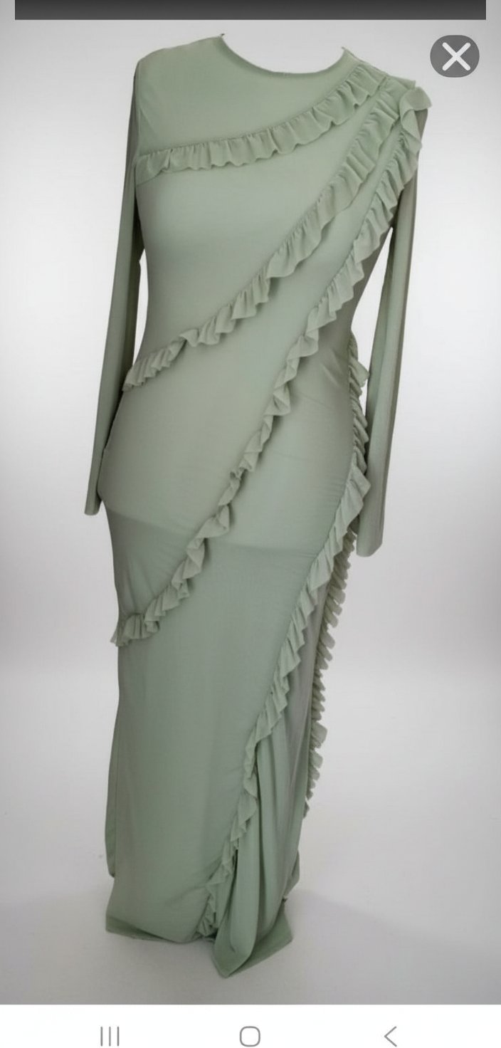 Robe vert sauge shein