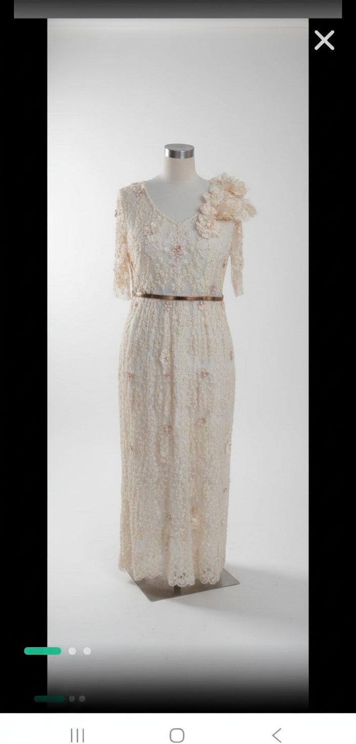 Robe tulle brodée 