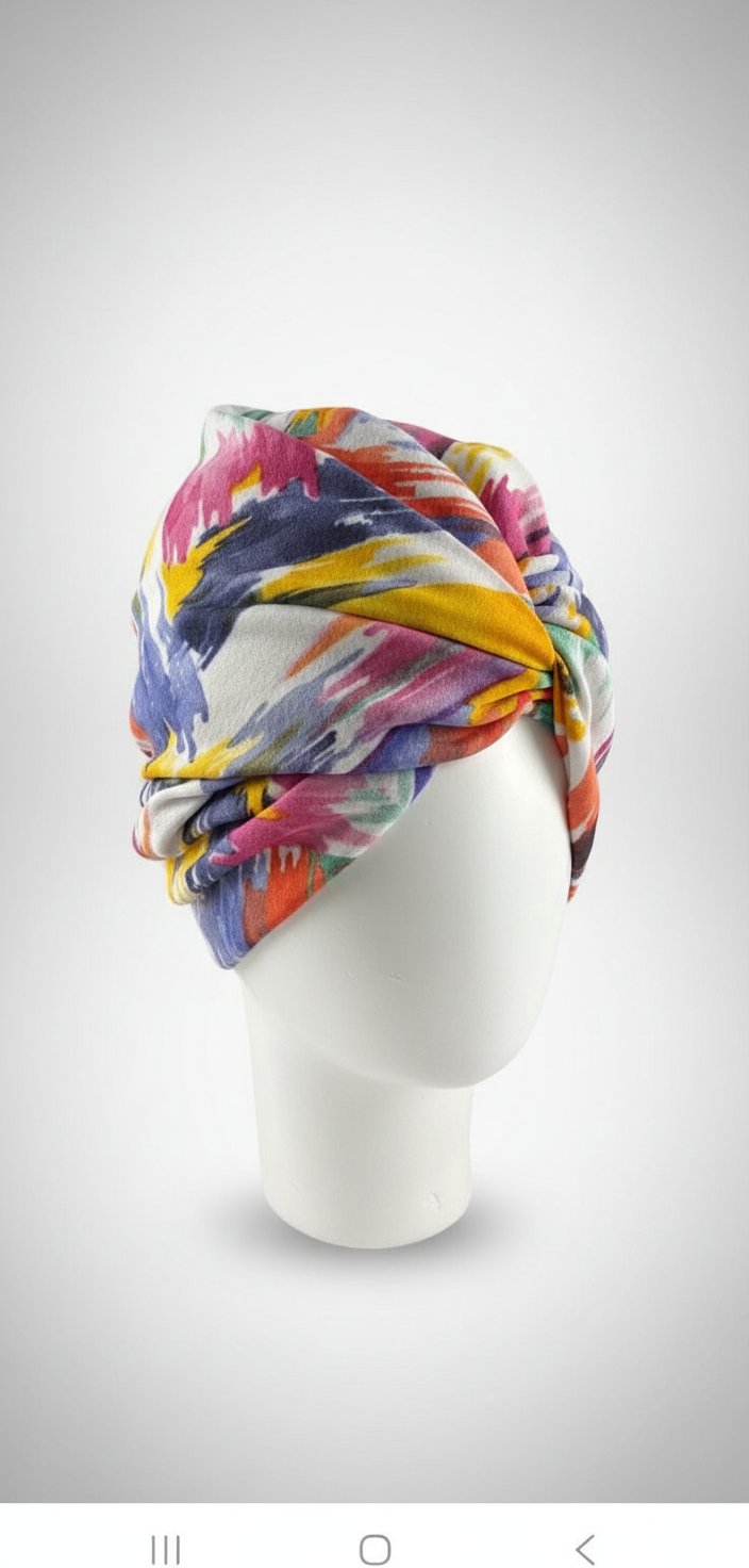 Turban imprimé 