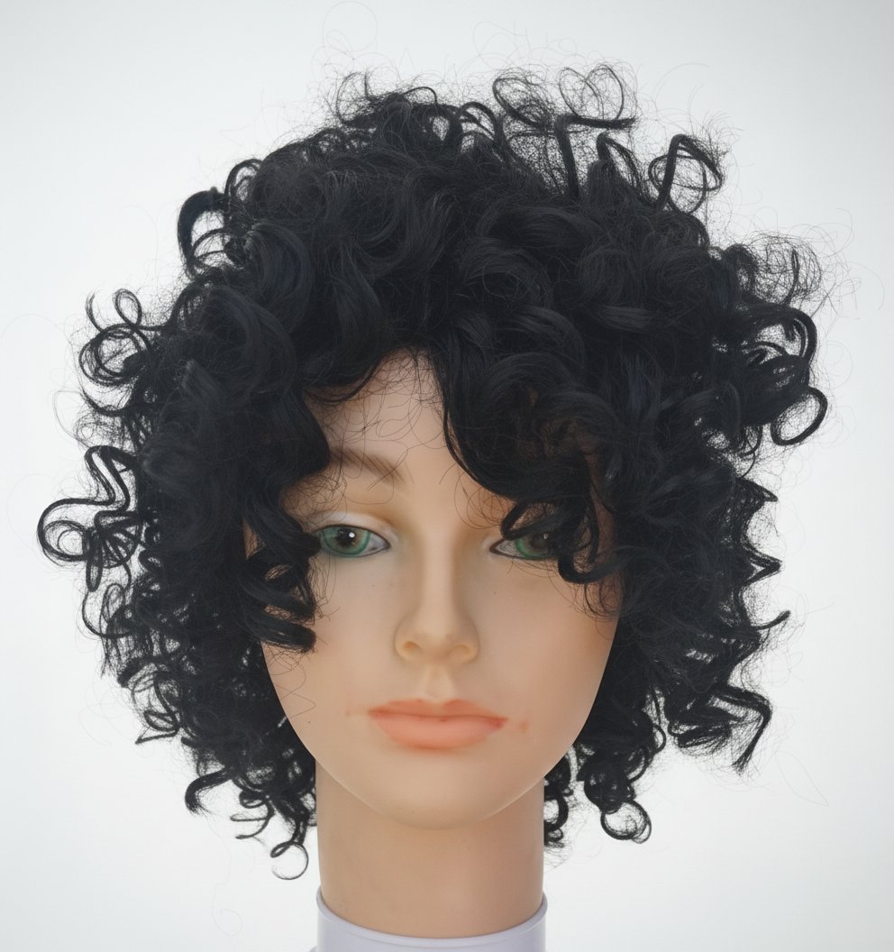 Cheveux court ondulé 