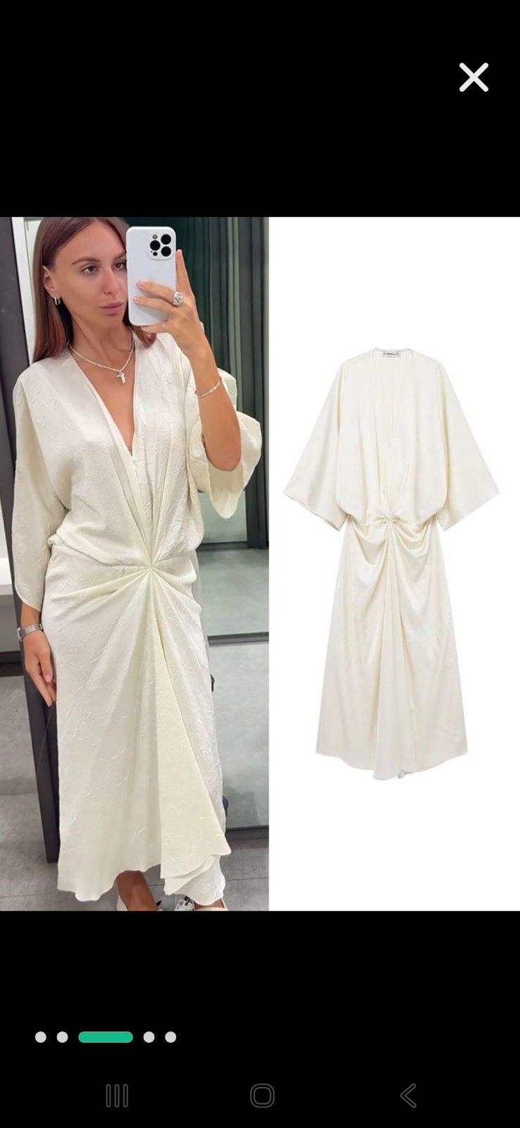 ROBE EFFET CRAQUELÉ zara